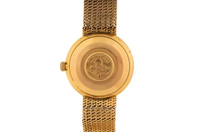 Lot 417 - Men's Omega 18k Gold Bracelet Watch