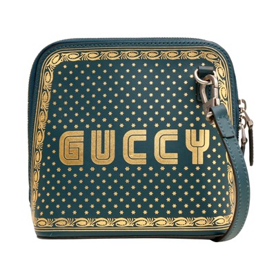 Lot 80 - Gucci Teal Sega Guccy Mini Dome Bag