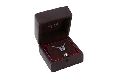 Lot 68 - A sapphire and diamond necklace