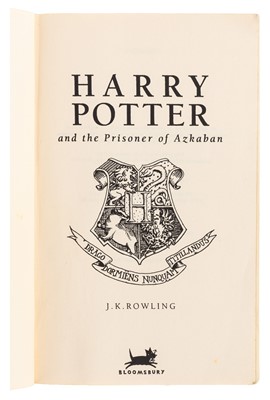 Lot 140 - Rowling. Harry Potter and the Prisoner of Azkaban, Purple Proof Copy