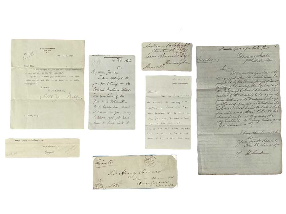 Lot 491 - British Prime Ministers.- 19th-20th century