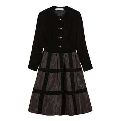 Lot 233 - Givenchy Black Velvet Cocktail Dress