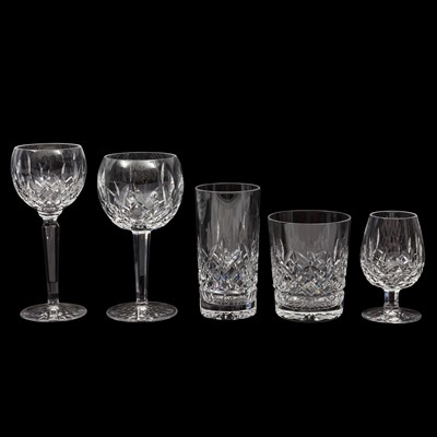 Lot 109 - A part-suite of Waterford 'Lismore' pattern glass