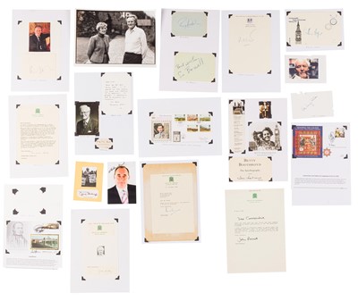 Lot 66 - Autograph Collection.- British Politicians