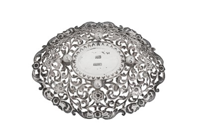 Lot 164 - A late 19th / early 20th century Anglo – Indian silver dish, Cutch, Bhuj circa 1900 by Oomersi Mawji jnr (active 1890-1930)
