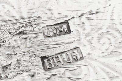Lot 163 - A late 19th / early 20th century Anglo – Indian silver dish, Cutch, Bhuj circa 1900 by Oomersi Mawji jnr (active 1890-1930)