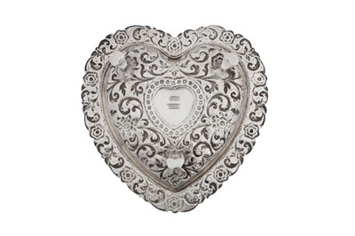 Lot 162 - A late 19th century Anglo – Indian silver dish, Cutch, Bhuj circa 1890 by Oomersi Mawji (active 1860-90)