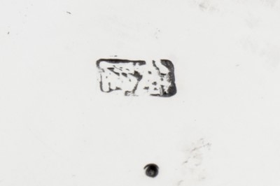 Lot 226 - An early 20th century Chinese export silver three-piece tea service, Canton or Hong Kong circa 1910, marked De Long