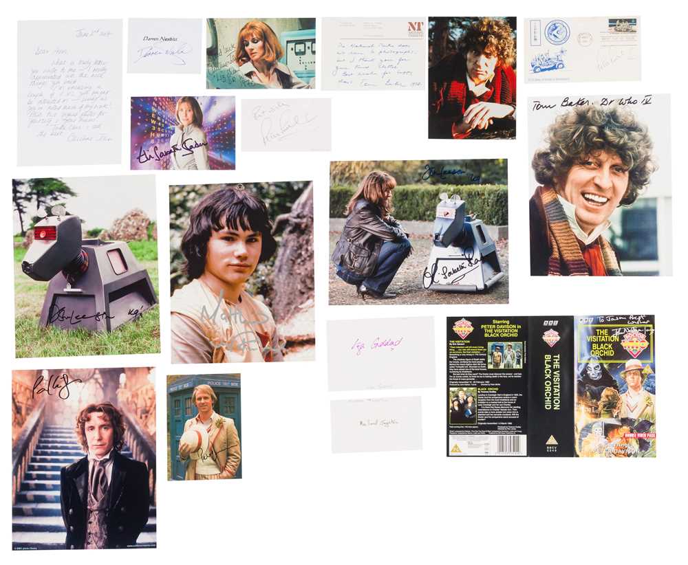 Lot 69 - Autograph Collection.- Dr Who