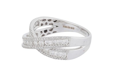 Lot 219 - Pravins | A diamond crossover ring, circa 2021