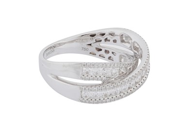 Lot 219 - Pravins | A diamond crossover ring, circa 2021
