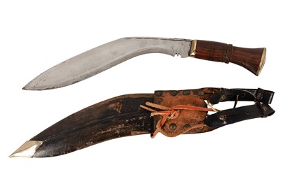 Lot 191 - A 1950s Gurkha Kukri presented to Captain Tatham of the Coldstream Guards