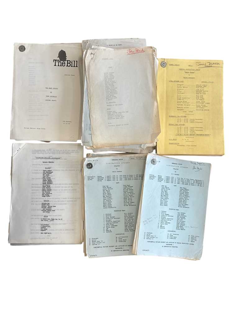 Lot 284 - Tv Scripts.- Incl. Coronation Street, The Bill