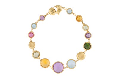 Lot 154 - Marco Bicego l A 'Jaipur' multi-gem bracelet