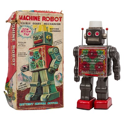Lot 439 - Horikawa of Japan, A boxed 'Machine Robot' tinplate toy