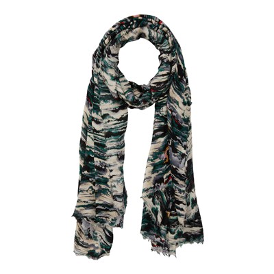 Lot 96 - Louis Vuitton Storm Camouflage Wool Scarf