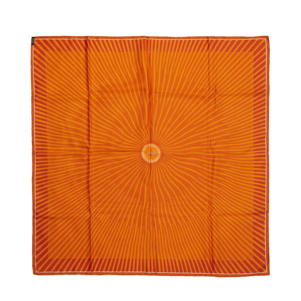Lot 14 - Hermes 'Pour Al Arab 2006' Silk Scarf 90 and Knotting Cards