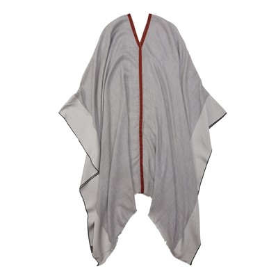 Lot 60 - Loro Piana Grey Cashmere Poncho Scarf