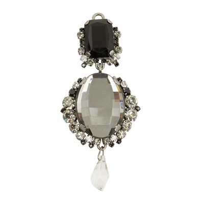 Lot 239 - Dior Grey Crystal Statement Pendant