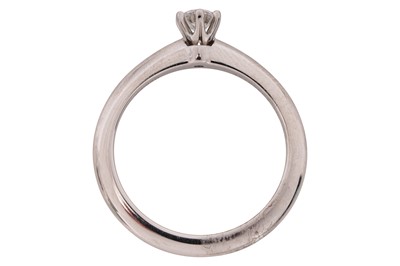 Lot 192 - Tiffany & Co Ι A single-stone diamond ring