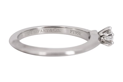 Lot 192 - Tiffany & Co Ι A single-stone diamond ring