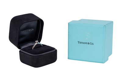 Lot 192 - Tiffany & Co Ι A single-stone diamond ring