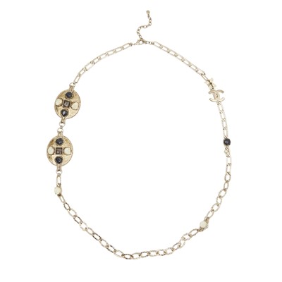 Lot 259 - Chanel Semi Precious CC Necklace