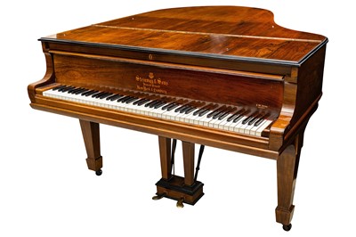 Lot 34 - A Steinway & Sons 'Model O' rosewood baby grand piano, circa 1902