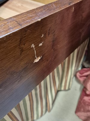 Lot 36 - A George II style mahogany four poster bed, late 20th century