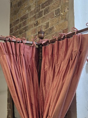 Lot 36 - A George II style mahogany four poster bed, late 20th century