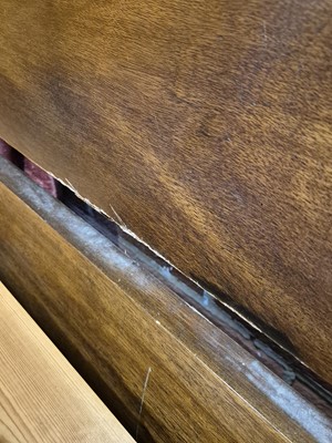 Lot 36 - A George II style mahogany four poster bed, late 20th century