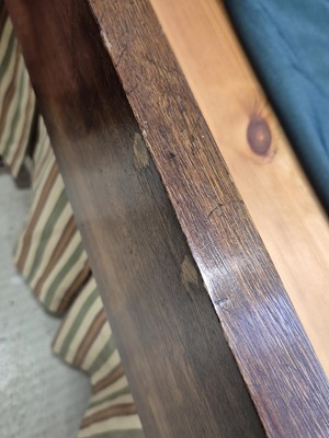 Lot 36 - A George II style mahogany four poster bed, late 20th century