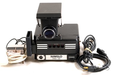Lot 345 - Nimslo Pro-3D Professional Lenticular Camera with 240v Transformer.