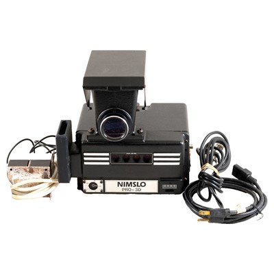 Lot 355 - Nimslo Pro-3D Professional Lenticular Camera with 240v Transformer.