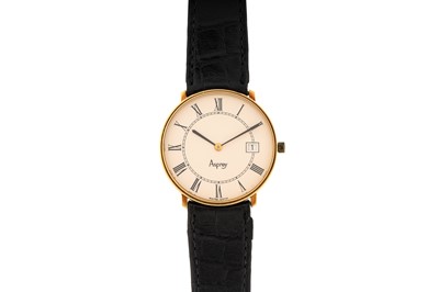Lot 418 - Men's Asprey 18ct Gold Dress Watch