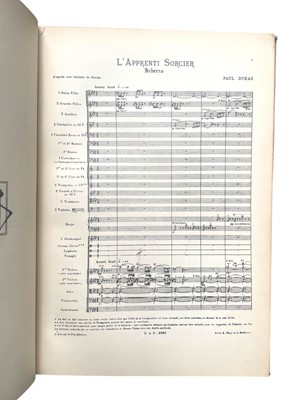 Lot 31 - Dukas (Paul) L'apprenti sorcier [The Sorcerer's Apprentice], Presentation copy