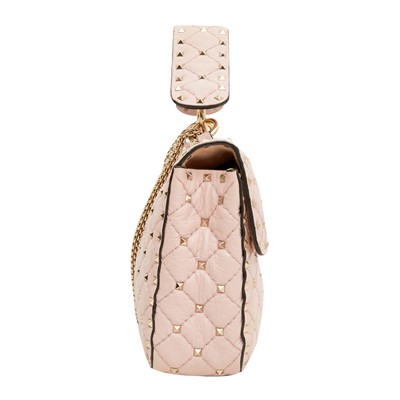 Lot 8 - Valentino Pink Spike Rockstud Shoulder Bag