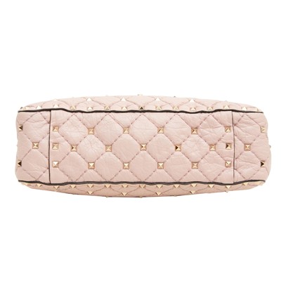 Lot 8 - Valentino Pink Spike Rockstud Shoulder Bag