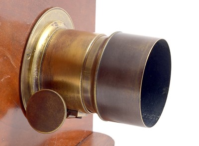 Lot 177 - An English Sliding Box Wet Plate Camera c.1860s.