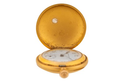Lot 474 - Tavannes Watch Co - 14k gold and Diamond-Set Full Hunter Fob Watch