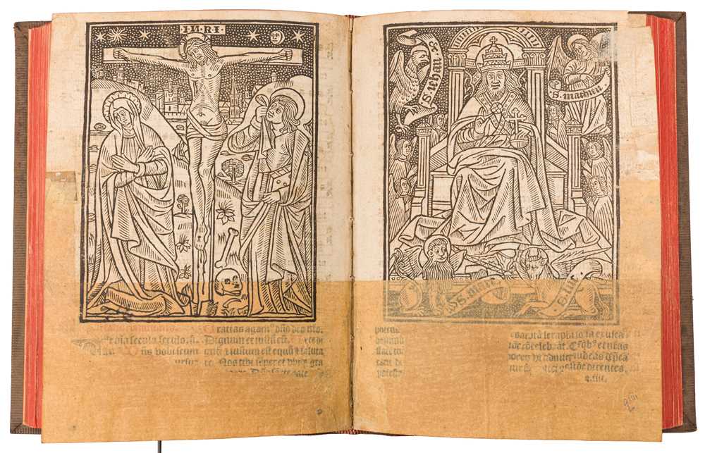 Lot 11 - Missale Sarum [Early c.16th.] & Hieronymus. Epistolae, 1497
