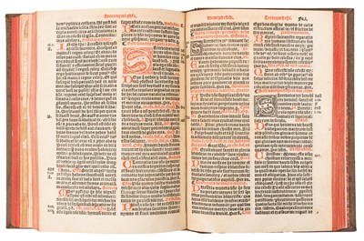 Lot 11 - Missale Sarum [Early c.16th.] & Hieronymus. Epistolae, 1497