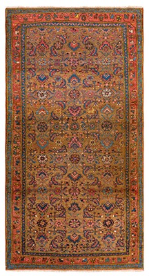 Lot 1 - An antique Hamadan rug, west Persia, approx: 206cm. x 103cm