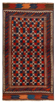 Lot 5 - An antique Balouch rug, north-east Persia, approx: 191cm. x 101cm