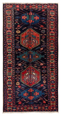 Lot 46 - An unusual west Persian kelleh, approx: 310cm. x 153cm