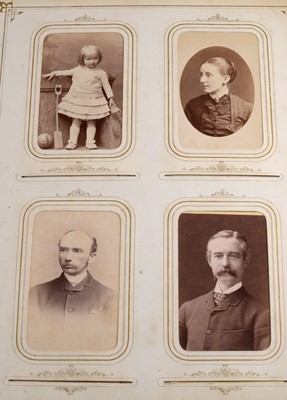 Lot 86 - Victorian Album of Cartes de Visit & Cabinet Cards inc Scientific Dignitaries.