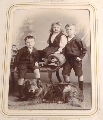Lot 86 - Victorian Album of Cartes de Visit & Cabinet Cards inc Scientific Dignitaries.