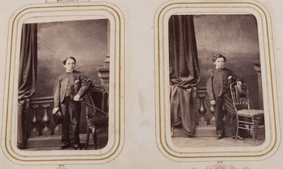 Lot 86 - Victorian Album of Cartes de Visit & Cabinet Cards inc Scientific Dignitaries.