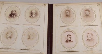 Lot 86 - Victorian Album of Cartes de Visit & Cabinet Cards inc Scientific Dignitaries.