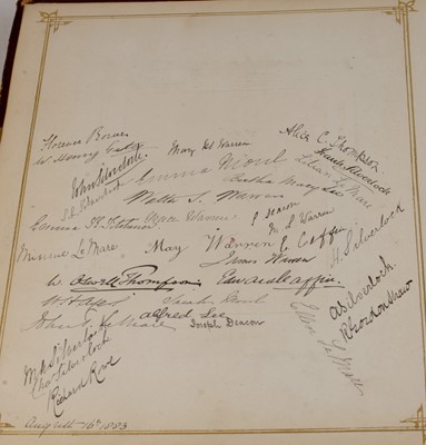 Lot 86 - Victorian Album of Cartes de Visit & Cabinet Cards inc Scientific Dignitaries.